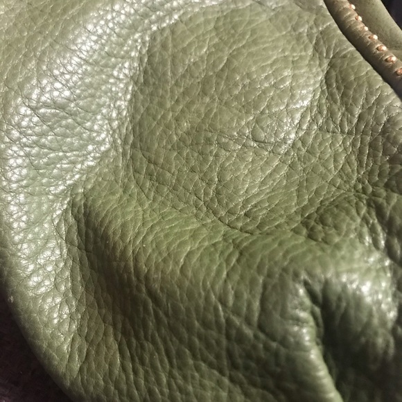 Juicy Couture vintage leather hobo in olive - Picture 13 of 16